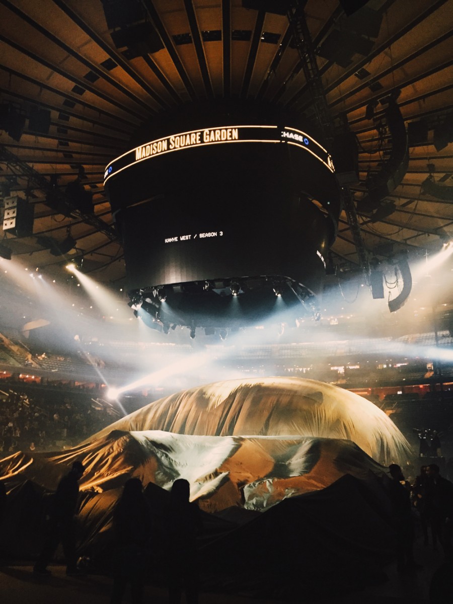 Kanye West’s (@kanyewest)YEEZY SEASON 3 / T.L.O.P Premier at Madison Square Garden!