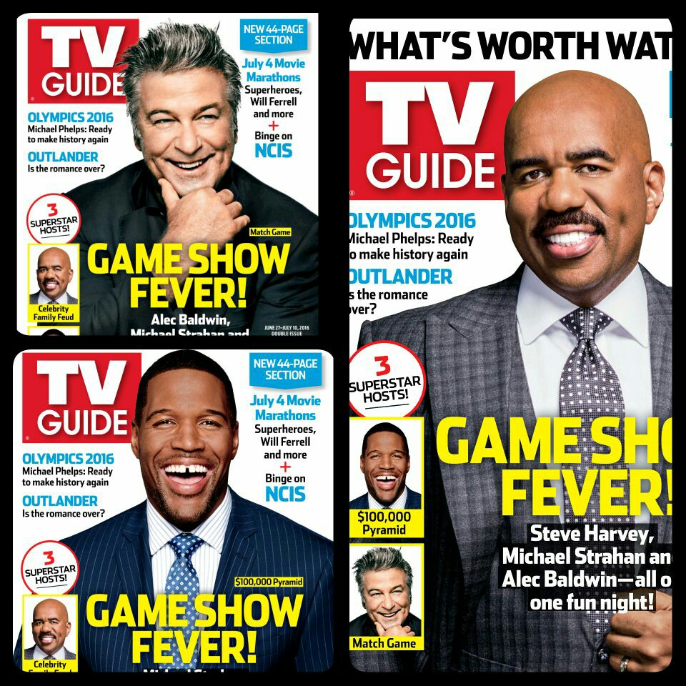 TV Guide (@TVGuide) Devotes Three Separate Magazine Covers to Game Show Hosts