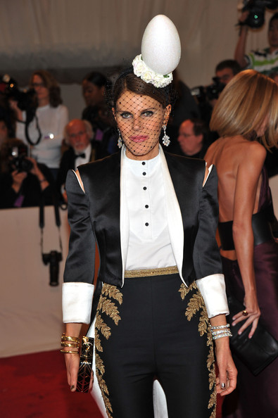 Anna Dello Russo at the Met Ball in 2011