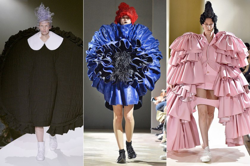 Comme des Garcon by rei Kawakubo as featured in this years Met Gala