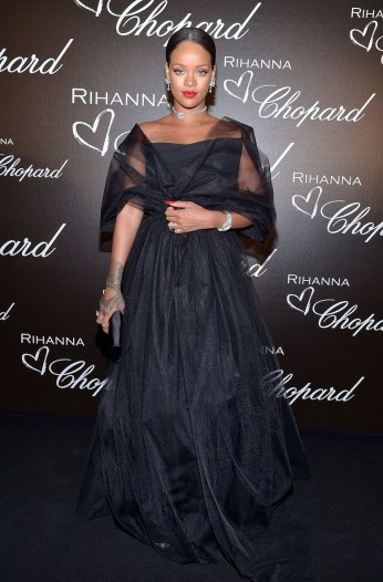 Rihanna celebrates her collaboration with Chopard