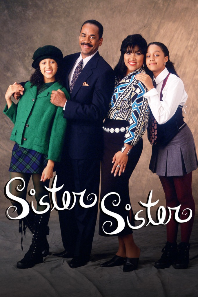 Tamera Mowry, Tim Reid, Jackee Harry and Tia Mowry star in Sister, Sister.