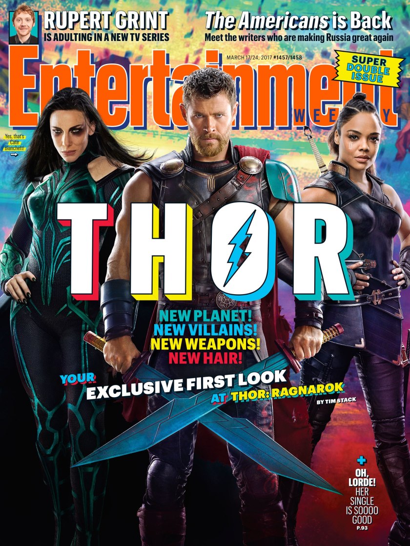 Thor Ragnarok Entertainment Weekly cover 